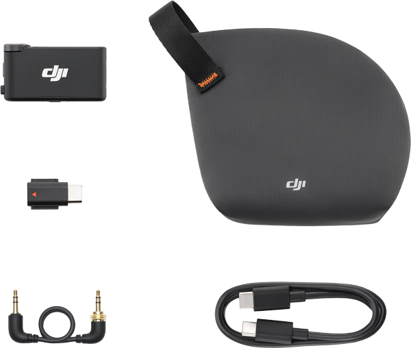 Breakdown of what is included with the DJI Mic 3