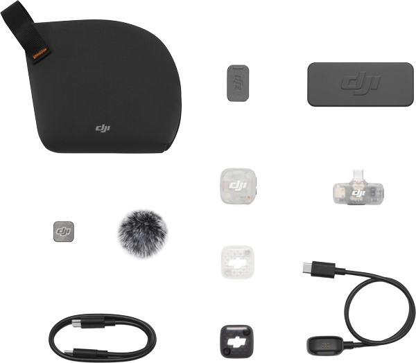 DJI Mic Mini 2S 1 TX + 1 Mobile RX + Charging Case