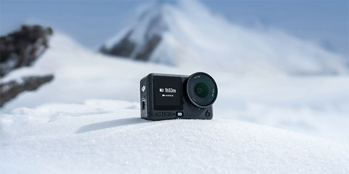 dji osmo action 6 in snow