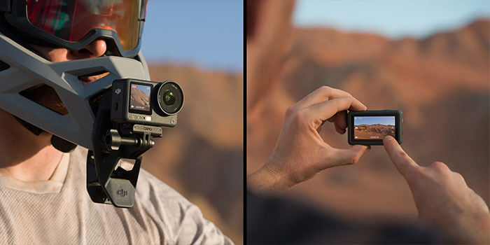 dji osmo action 6 oled touchscreens