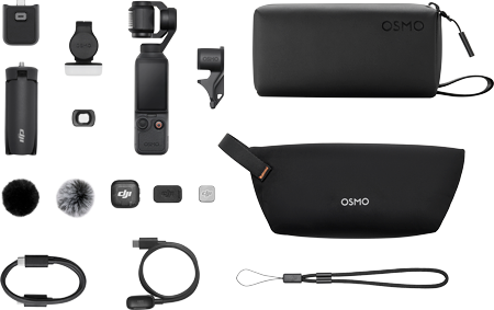 breakdown of the DJI Osmo Pocket 4 creator combo contents