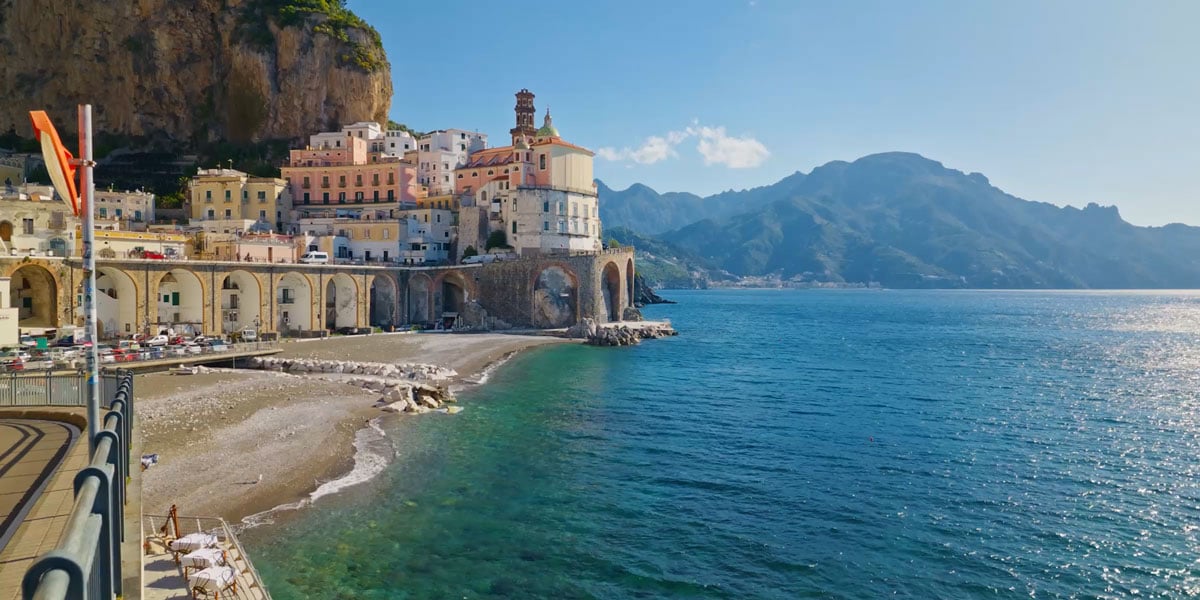 sample image of the coastal town of Atrani