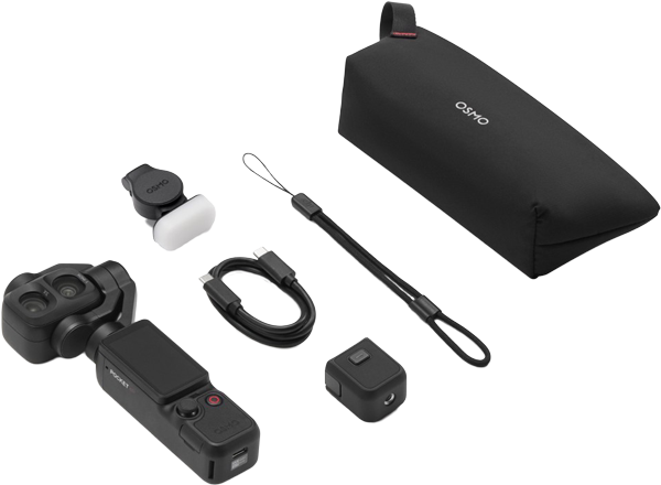 breakdown of the dji osmo pocket 4p standard combo