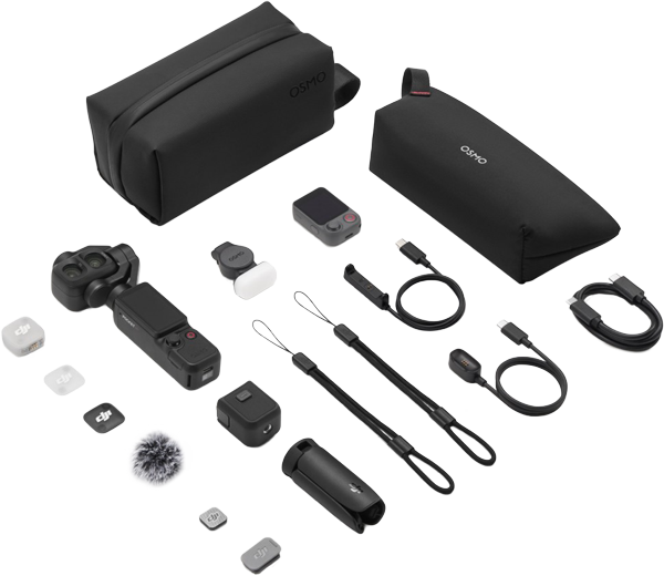 breakdown of the dji osmo pocket 4p vlog combo