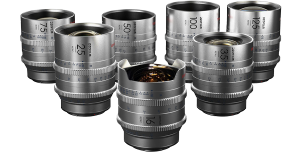 DZOFilm VESPID Retro Prime Cine Lens 7-lens bundle PL Mount, Vintage style cine prime lenses