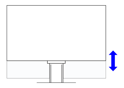 eizo monitor height