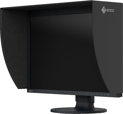 angled view of the eizo monitor