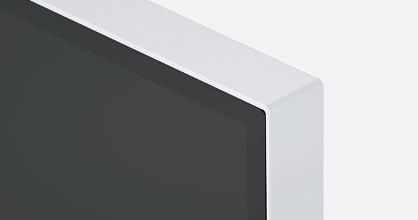 close up of the corner on the eizo monitor