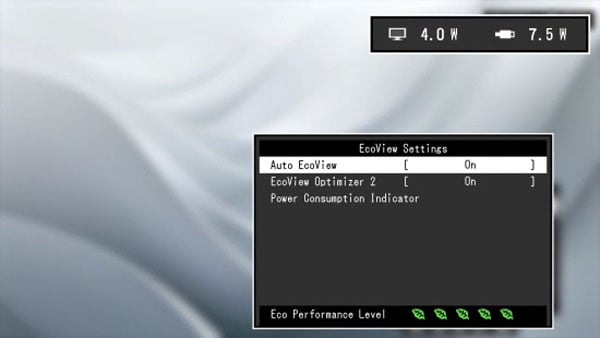 eizo monitor auto ecoview interface
