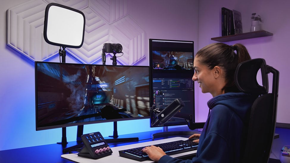 someone using elgato webcam