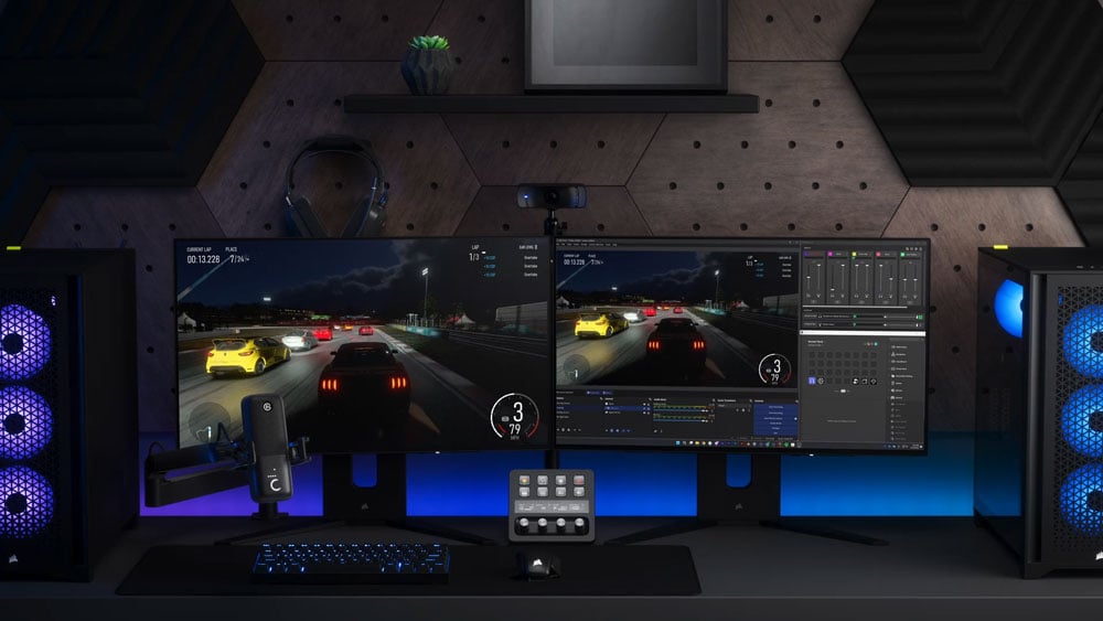 elgato capture card in a streaming setup