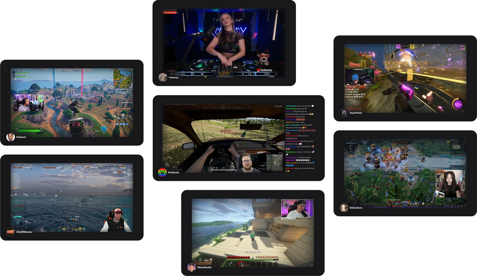 streamers using the elgato capture card