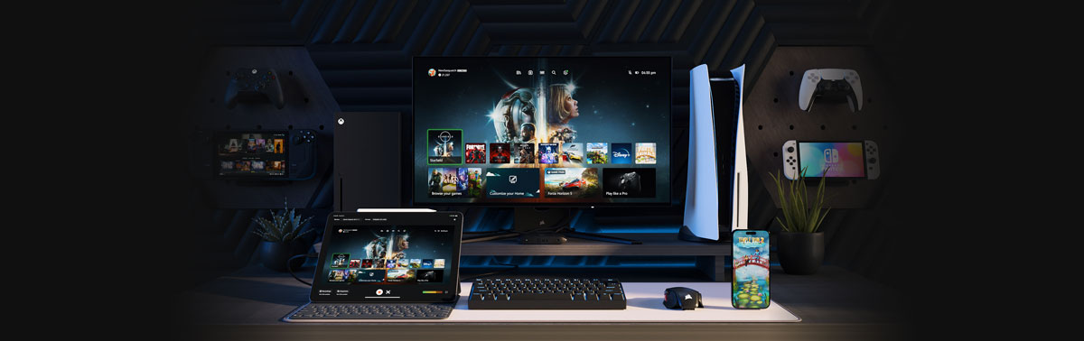 Elgato 4K X streaming desktop setup