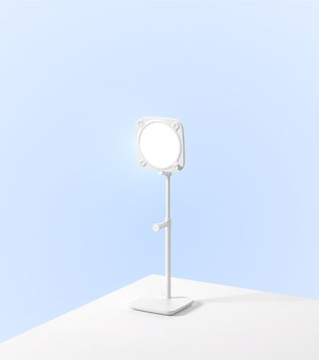 Elgato key light neo on a desk