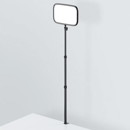 elagto Master Mount attached to desk with light
