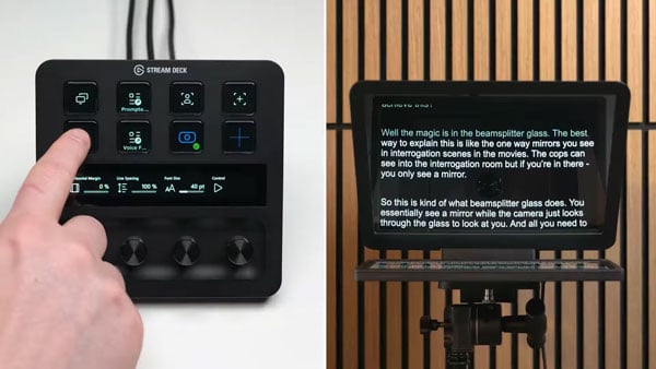 elgato teleprompter stream deck