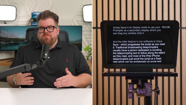 elgato teleprompter voice sync