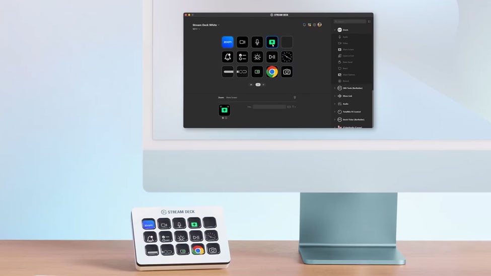 elgato stream deck being customised
