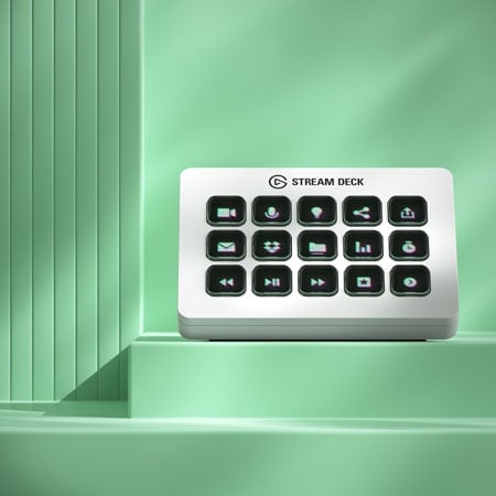 front view of the elgato stream deck