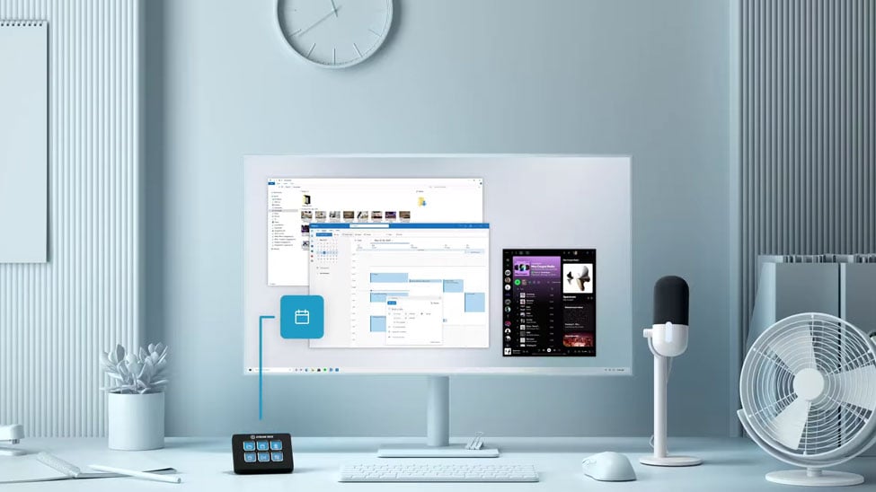 elgato stream deck mini example setup