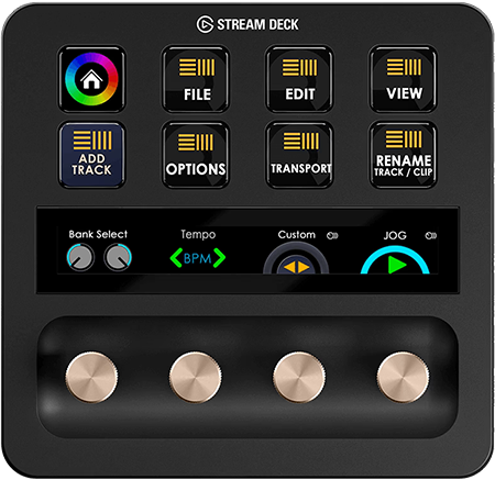 front view of the elgato stream deck plus
