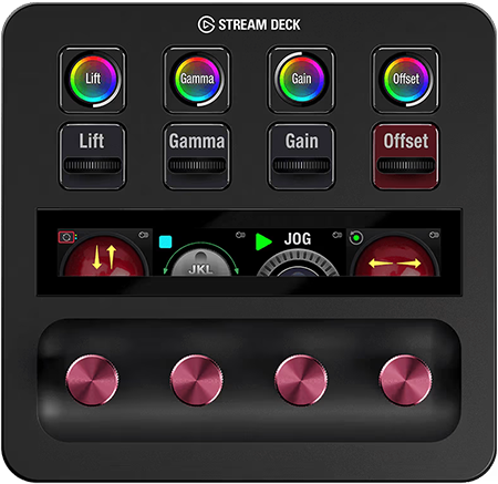 front view of the elgato stream deck plus