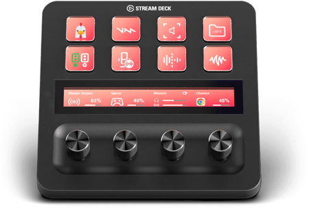 Elgato Stream Deck + 8 Key Customisable LCD Content Creation