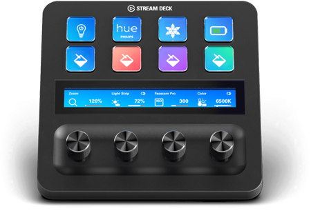 Elgato Stream Deck + 8 Key Customisable LCD Content Creation