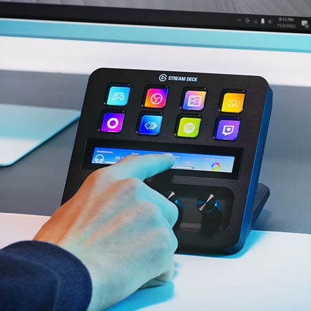 elgato stream deck plus touch controls