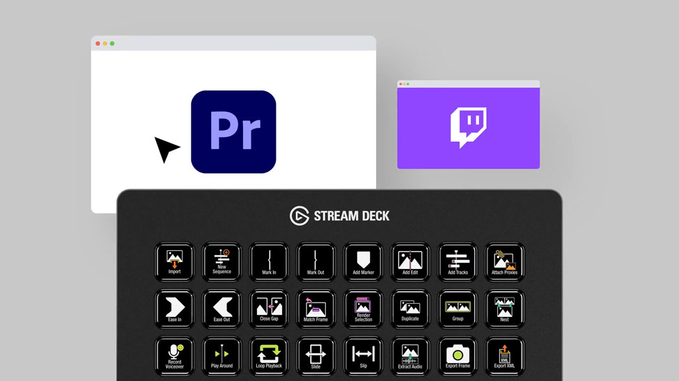 stream deck xl changing interface