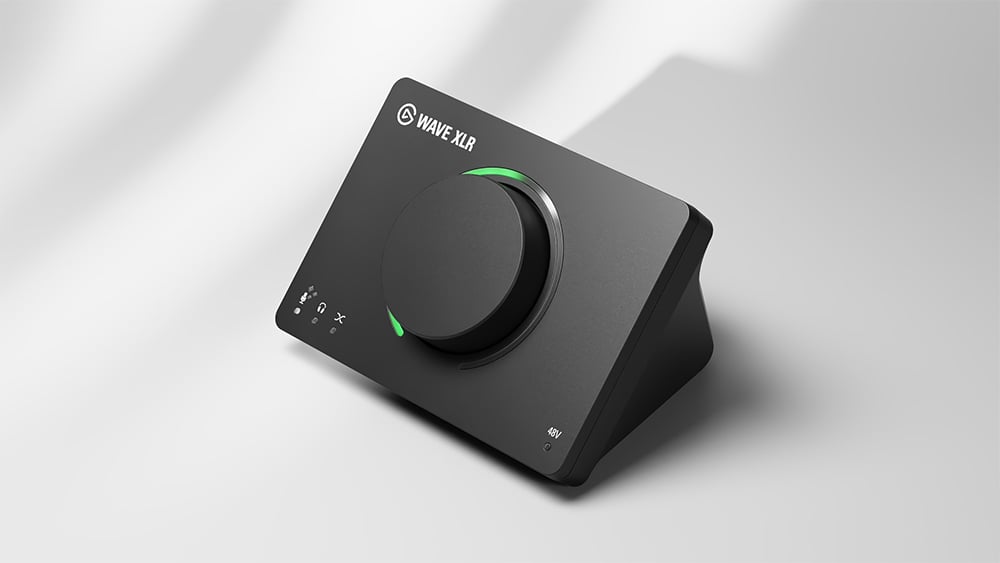 front view of the elgato wave xlr