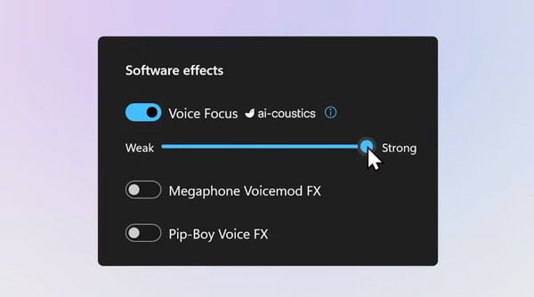 wave link app voice focus settings