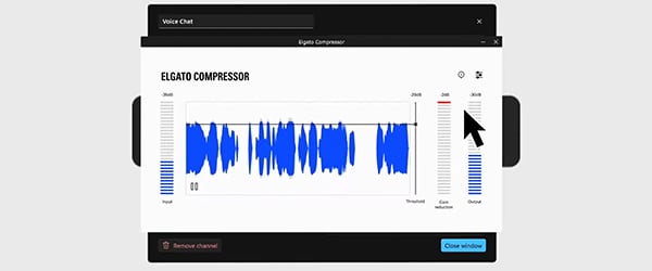 elgato wave link interface for VST3 on a gradient background