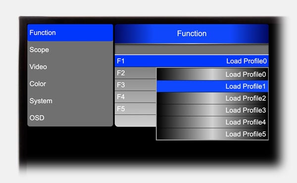 custom configurations interface on the reference monitor