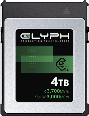 Glyph Capture+ CFexpress Type B 4.0 Memory Card