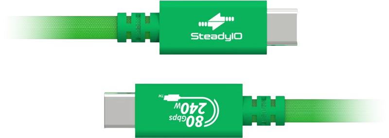 Glyph Connect+ High-Performance USB4 80Gbps/240W Type-C Cable