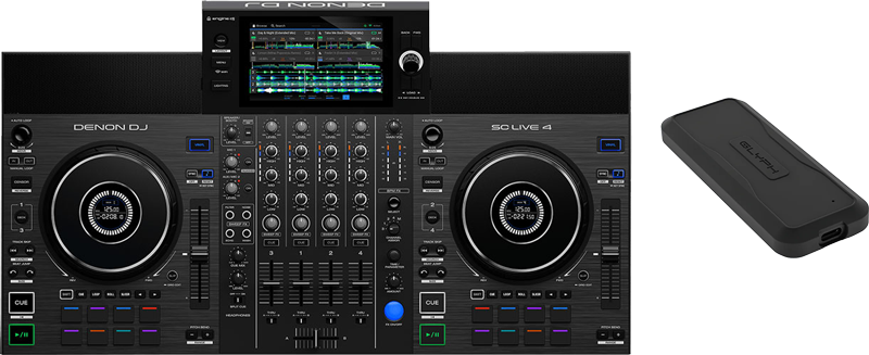 Denon DJ SC LIVE 4 + 1TB Glyph Atom EV External SSD