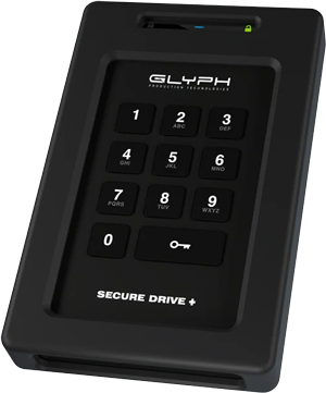Glyph SecureDrive+ Encrypted Drive with Keypad