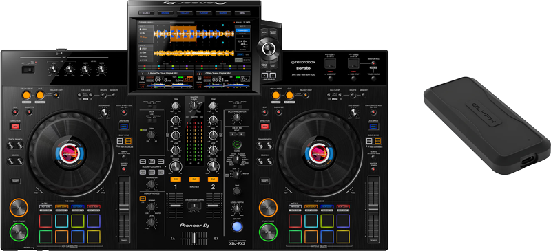 Pioneer XDJ-RX3 + 1TB Glyph Atom EV External SSD
