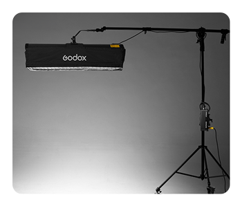 godox light set up in a photo studio with accessories