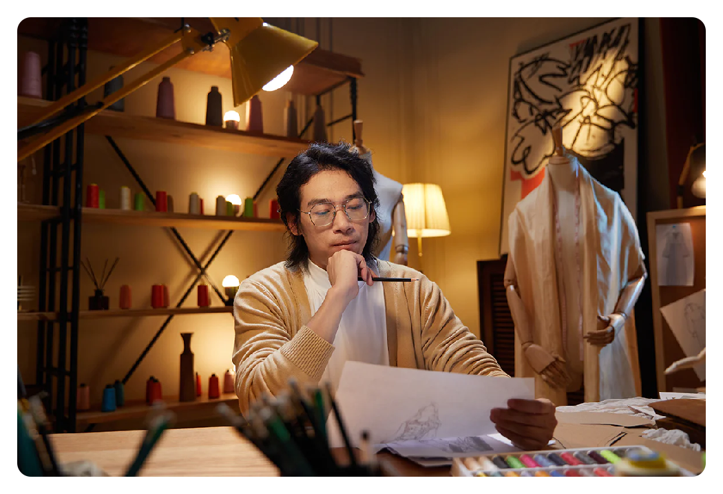 godox c7r knowled e27 led bulbs in use in an office set