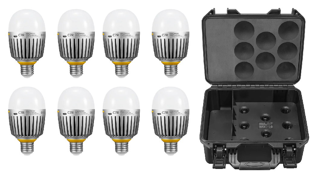 Godox C7R Knowled RGBWW Creative Bulb 8-Light Kit