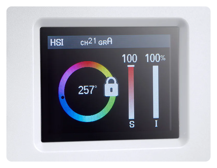 godox panel light lock mode example