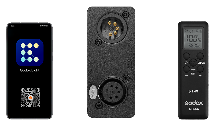 Godox Knowled M300Bi different control options