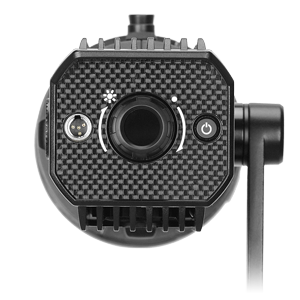 Rear Focusing Control Dial of Godox S30 LED light