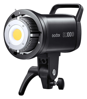 Angled view of Godox SL100D LED Light