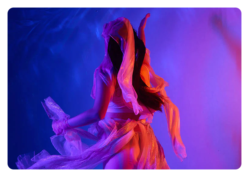 godox WT60R waterproof led lights used in an underwater photoshoot