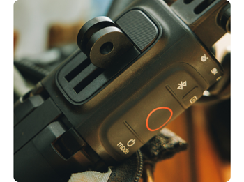 Close up photograph of GoPro Volta remote control grip