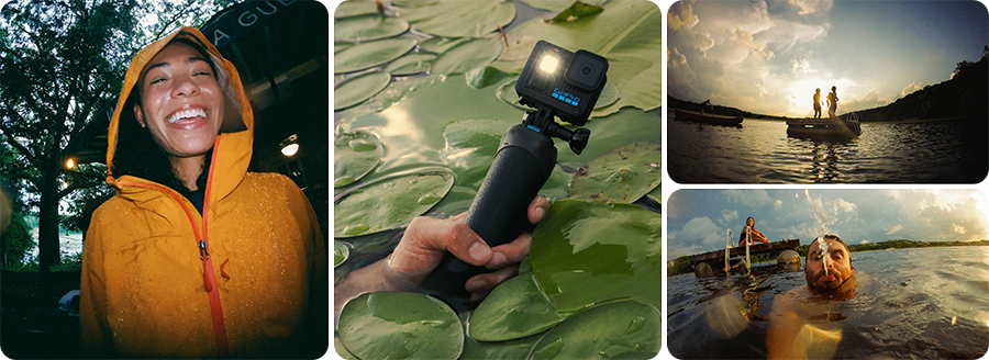 verious waterproof uses of the gopro camera