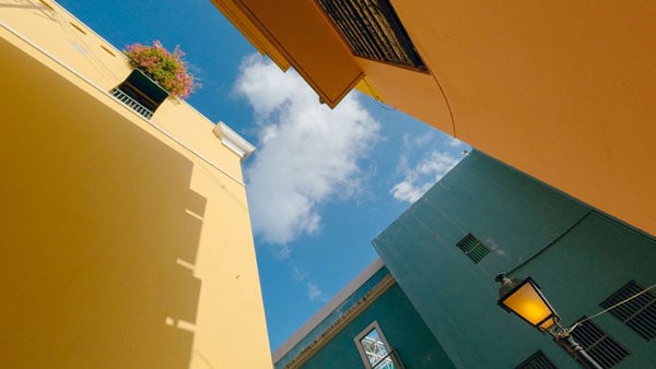 sample images of a colourful buildings